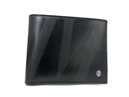 Cartier Pasha Roman Numeral Collection Leather Bifold Wallet Card Holder