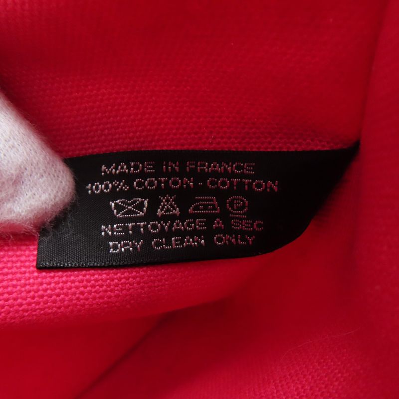 Hermes Logo Accessory Pouch Canvas Women