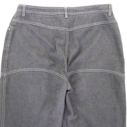 CHANEL Vintage 01P P17693 100% Cotton Coco Mark Rhinestone Coco Button Denim