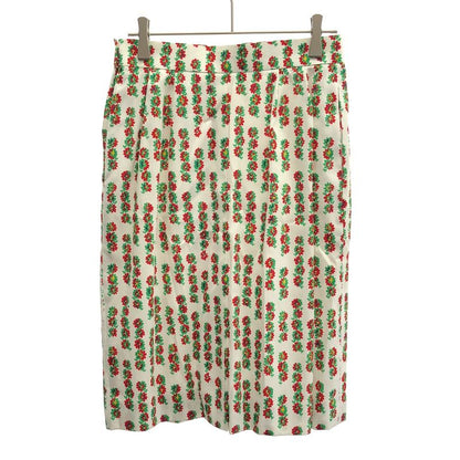 Yves Saint Laurent Flower Print Set Up Suit White 36