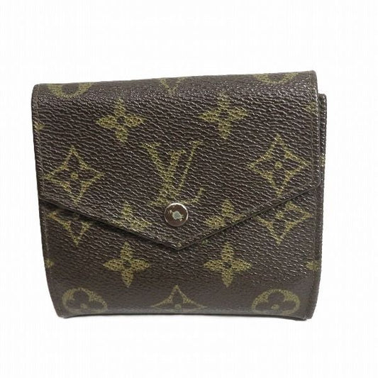 Louis Vuitton Monogram W Hook Porte Monebier M61660 Bifold Wallet Unisex