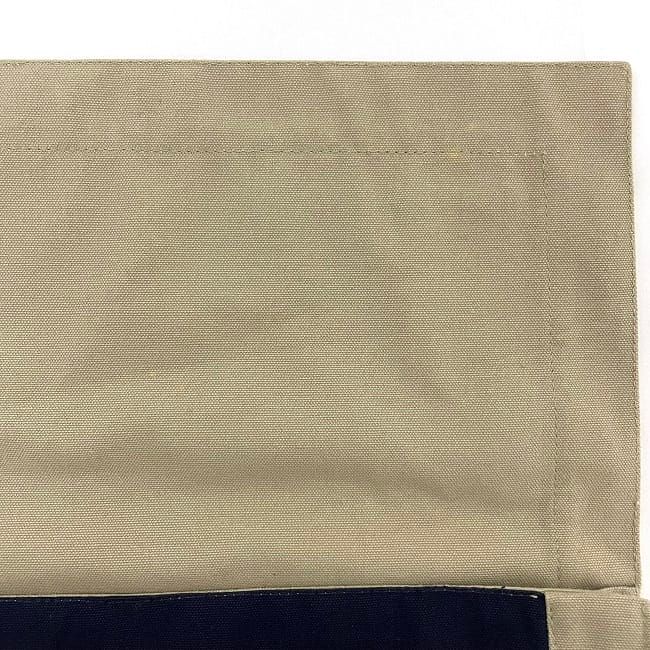 Hermes Clutch Bag Tapidocel Navy Beige Excellent Condition