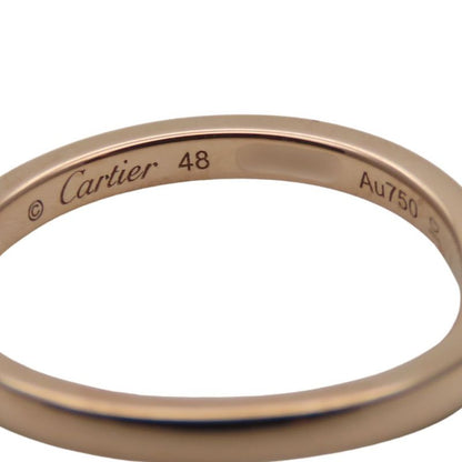 Cartier Ring - Ballerina 48 18K Pink Gold With Diamonds Approx 2.18g Pink Gold