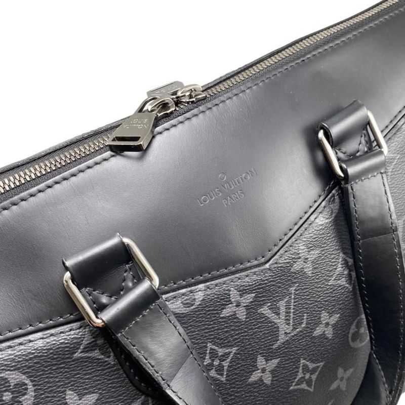 Louis Vuitton Tote Shoulder Bag Briefcase Explorer M40566 Monogram Eclipse