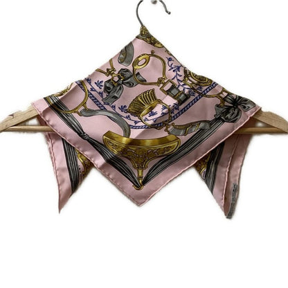 Hermes Scarf - Pink X Light Grey X Multi Etriers