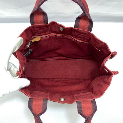 Hermes Handbag Fourre Tout PM Ec21452 Red Excellent Condition