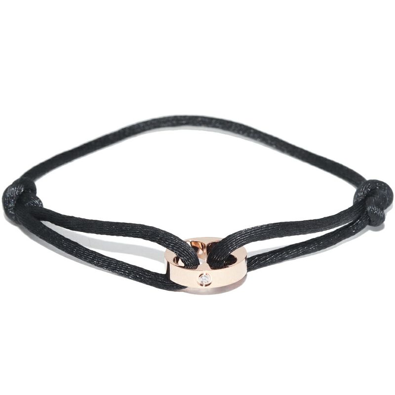 Louis Vuitton Bracelet Pendant Top 18K Pink Gold Diamond 4p(008ct) Bra Scuff