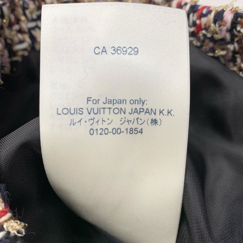 Louis Vuitton Monogram Gilet Sexy Tweed Jacket Outerwear Multicolor Unused