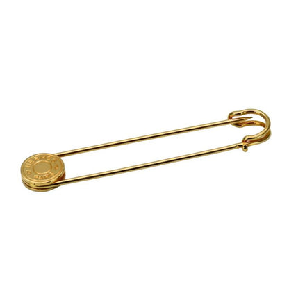 Hermes Brooch Serie Metal Gold Plated Small Accessories Ladies Women Hermes