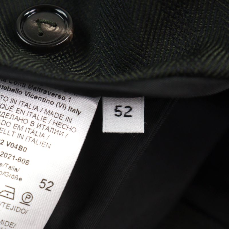 Bottega Veneta 2021 659592 Tech Herringbone Striped Jacket Logo