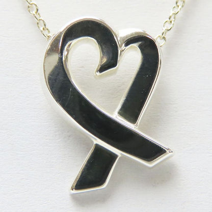 Tiffany & Co Necklace Loving Heart 925 Silver Approx 2.6g Silver Paloma Picasso