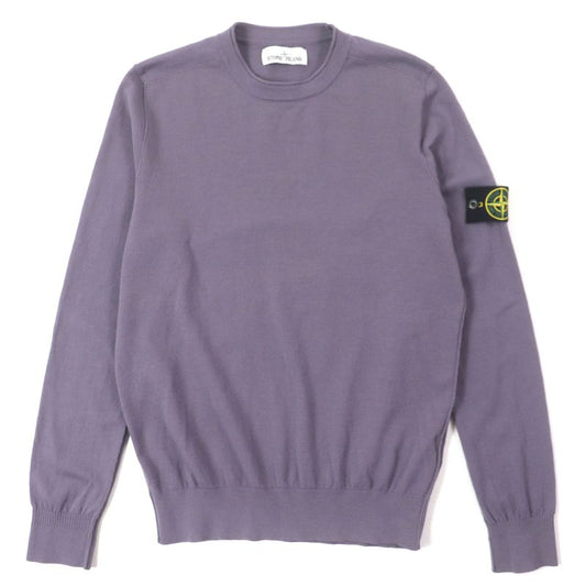 stone Island Stone Island 88% Wool Logo Patch Mock Neck Long Sleeve Knitwear