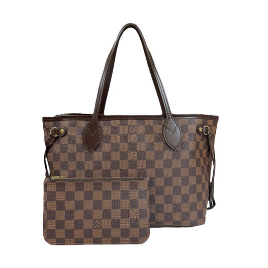 Louis Vuitton Neverfull PM Damier Tote Bag Damier Canvas N41359 Brown Ladies
