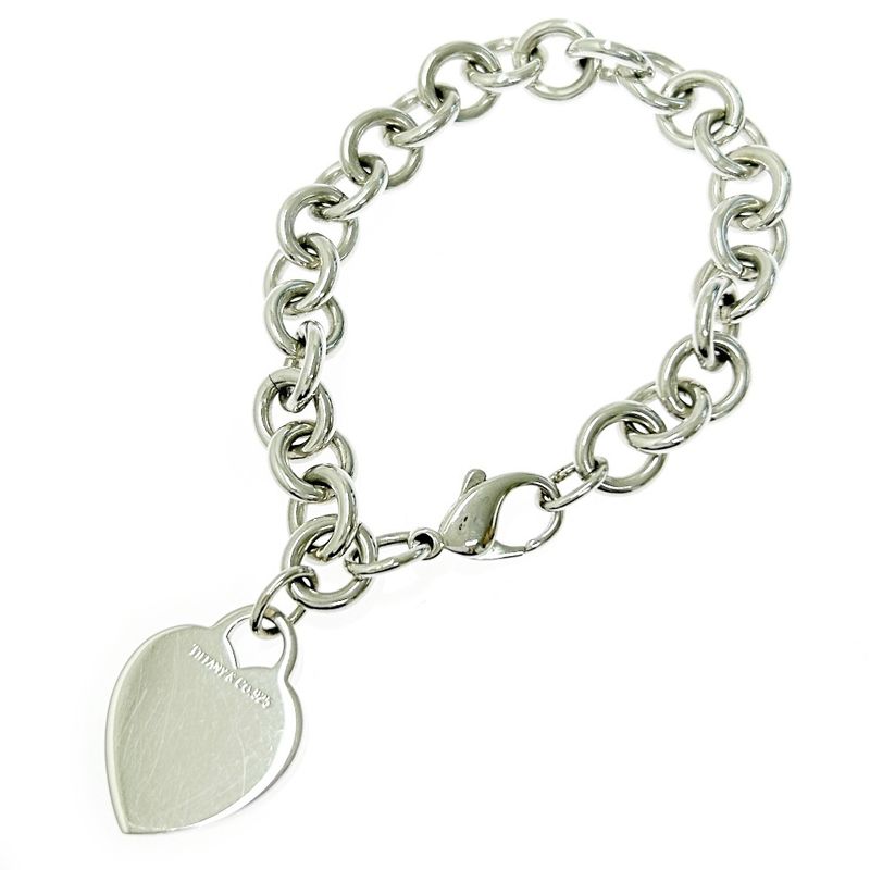 Tiffany & Co Tiffany & Co Silver Heart Tag Bracelet 34.5g 925 Engraved 342636
