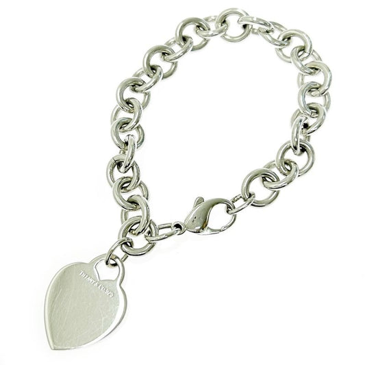 Tiffany & Co Tiffany & Co Silver Heart Tag Bracelet 34.5g 925 Engraved 342636