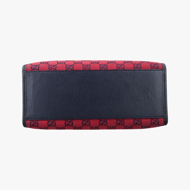 Guccigg Small Tote Red Canvas 659983h034575952