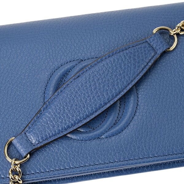 Gucci Shoulder Bag Soho Blue
