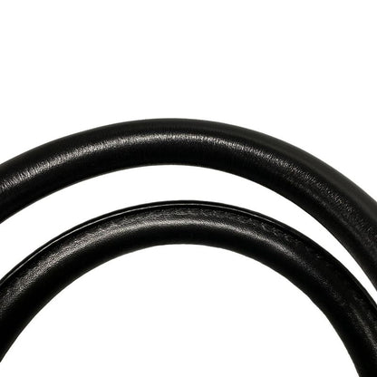 Dior/christian Dior Handbag Trotter Ivory X Dark Navy Leather