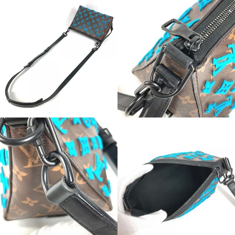 Louis Vuitton Shoulder Bag Triangle Messenger M45078 Monogram Canvas Brown