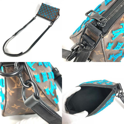 Louis Vuitton Shoulder Bag Triangle Messenger M45078 Monogram Canvas Brown