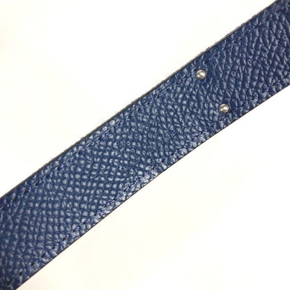 Hermes Belt Jean 18 Kelly Belt Denim Blue