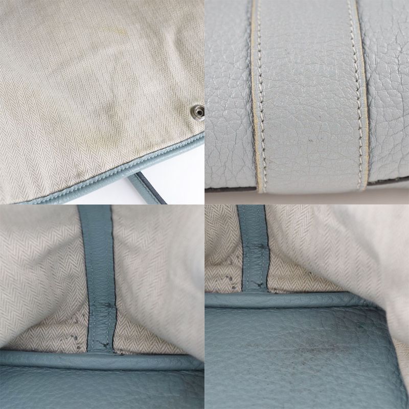 Hermes Garden Party PM Negonda Blue Run Light Blue □M Unisex Tote Bag