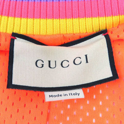 Gucci 701623 Jumbo GG Technical Jersey Track Jacket Navy Multicolor M Made In