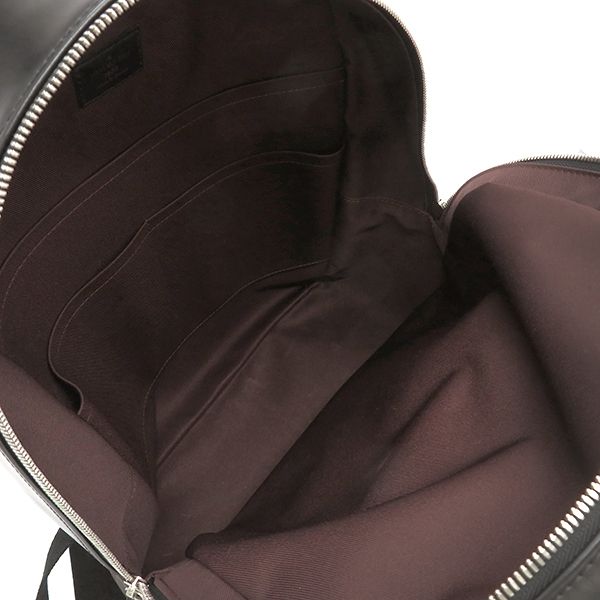 Louis Vuitton Backpack Daypack Josh Monogram Macassar Monogram X Black Silver