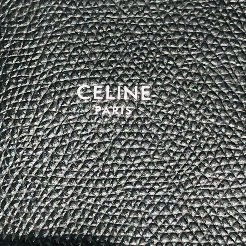 Celine Vertical Cabas Small 176183 2way Bag Black Leather Tote Crossbody