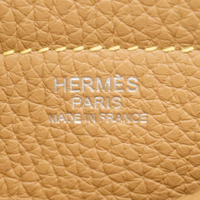 Hermes Tote Bag Cabas Serie 31 Taurillon Cles Mance Nata Chai Z Engraved Ladies