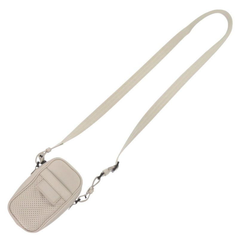 Bottega Veneta Reggello Leather Ivory Shoulder Bag White 0413 Bottega Veneta