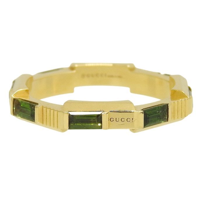 Gucci Link To Love Tourmaline Ring 18K Yellow Gold 750 Yellow Gold Tourmaline