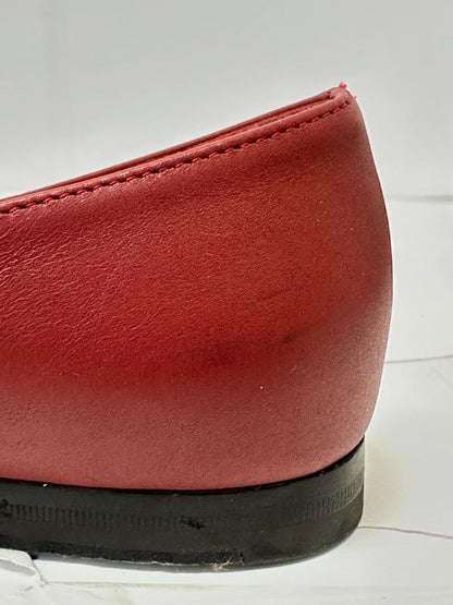 Gucci 466702 Horsebit Leather Loafers Red 35 1 2 Approx 22.5cm (8.86in) with