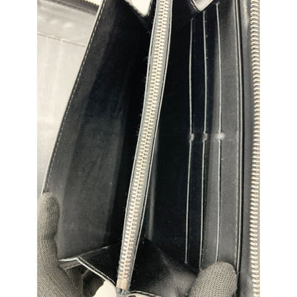 Louis Vuitton Zippy Organizer Utah Round Zipper Long Wallet M97026 Black