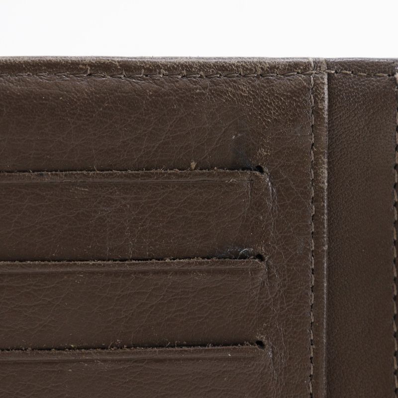 Chanel Coco Mark Enamel Bronze Women's Long Wallet