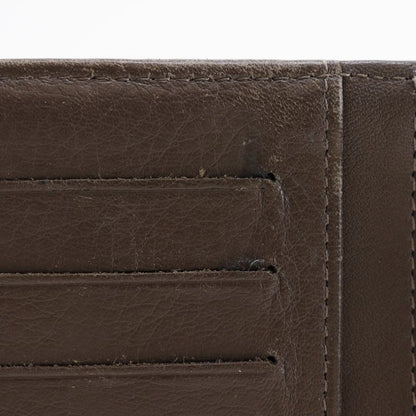 Chanel Coco Mark Enamel Bronze Women's Long Wallet