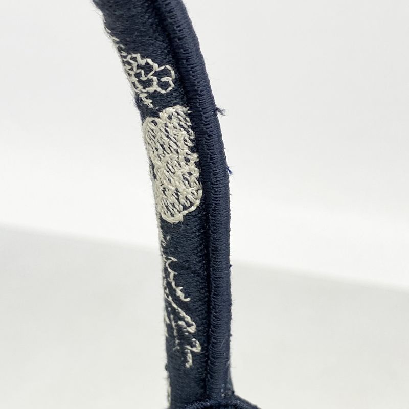 Christian Dior Tote Bag Book Tote Canvas Black Women's