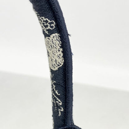 Christian Dior Tote Bag Book Tote Canvas Black Women's