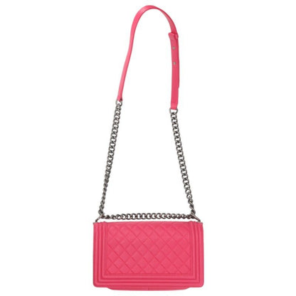 Chanel Boy Chanel 25 Lambskin Chain Shoulder Bag Women 25