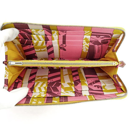 Hermes Azap Long Silk-in Joan Ambre D Engraved Epson Long Wallet