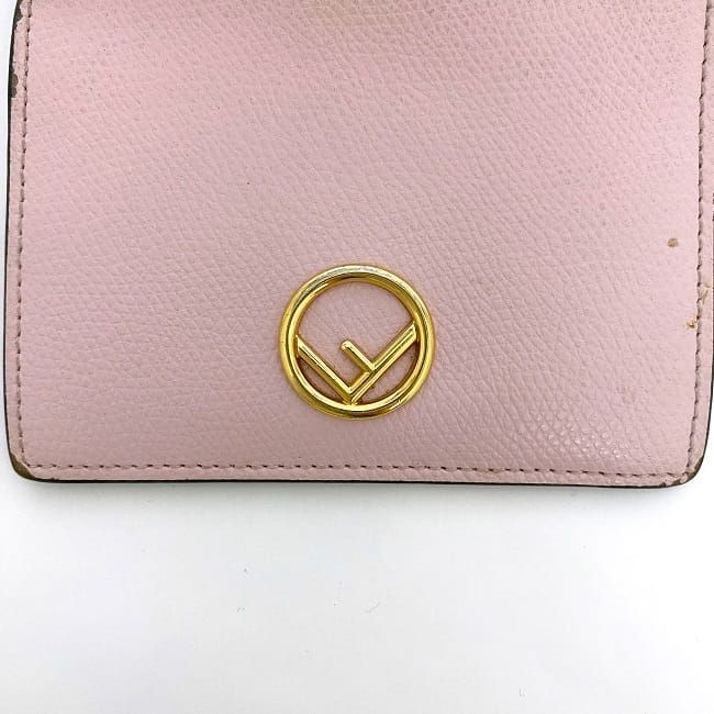 Fendi Bifold Wallet Pink Fize 8m0387 Ec20532
