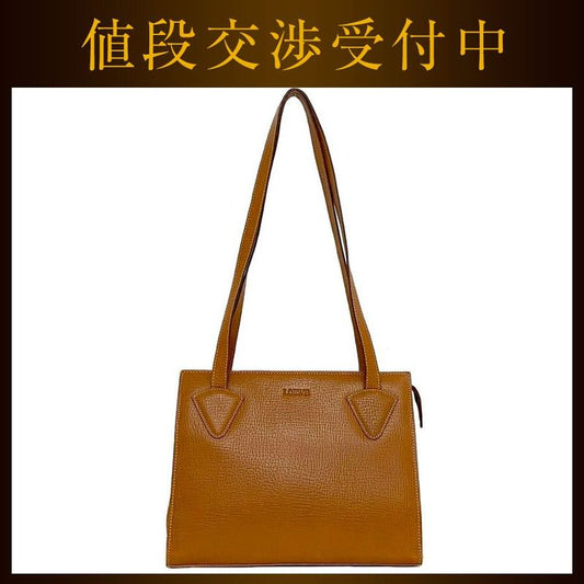 Loewe Shoulder Tote Bag Brown Excellent Condition Vintage Leather Preowned