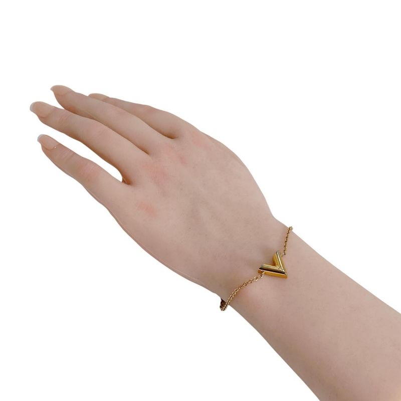 Louis Vuitton M61084 Bracelet Escential V Bracelet Louis Vuitton Gold