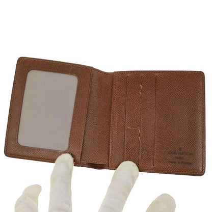 Louis Vuitton 3 Sets Of Wallets Monogram Damier Ebène Epi Leather Brown Blue