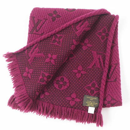 Louis Vuitton M75503 Echarpe Logomania Wool Silk Fringed Knitted