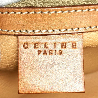 Celine Mc98/1 Macadam Handbag Vintage Retro Brown Pvc/leather Ladies Men