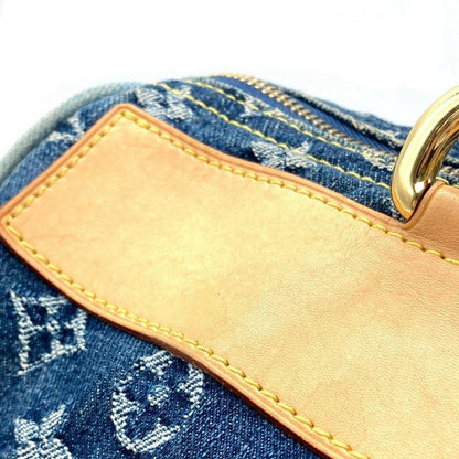 Louis Vuitton Neo Speedy Handbag Monogram Denim M95019 Blue Sp1025