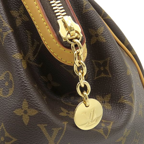 Louis Vuitton Handbag Tivoli GM Monogram Canvas Monogram Gold Hardware Brown