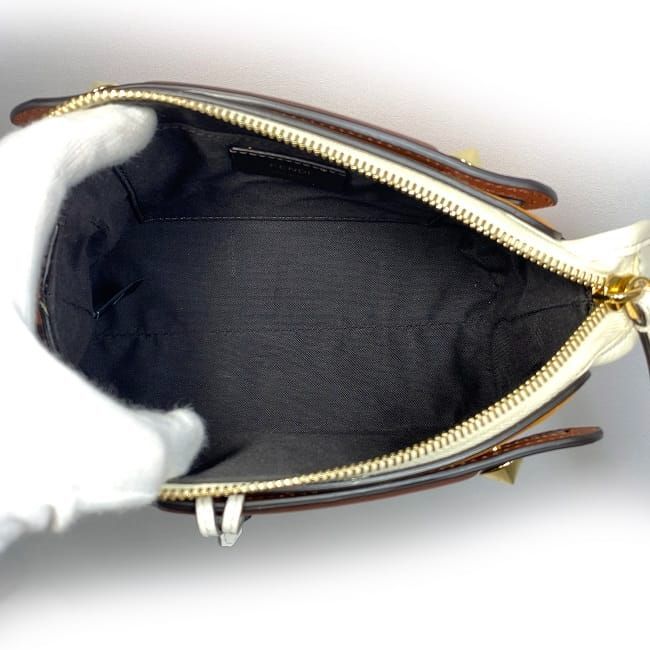 Fendi 2way Bag Bytheway Small Orange White