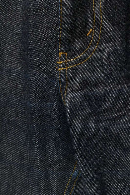 Gucci 23AW 700949 Xdb1z GG Denim Pants With All-over Pattern Foldover Men's 29